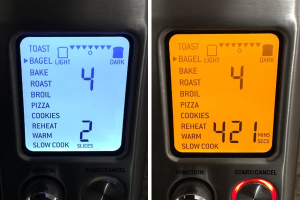 Bagel settings using a Breville Smart Oven Pro