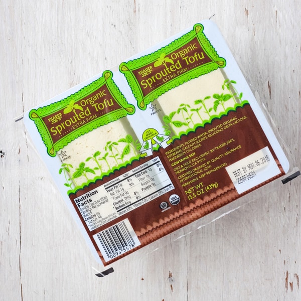 A twin pack of extra firm tofu.